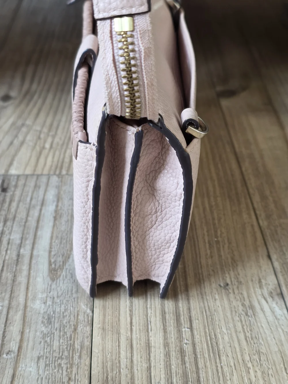kate spade Blush Leather Crossbody Wallet